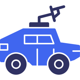 militair voertuig icoon