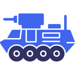 gepanzertes fahrzeug icon