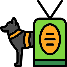 hondenlabel icoon