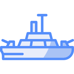 Военный корабль иконка