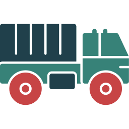 wojskowa ciężarówka ikona