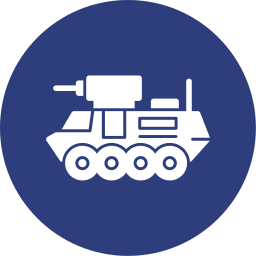 gepanzertes fahrzeug icon