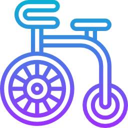 Acrobatic bike icon