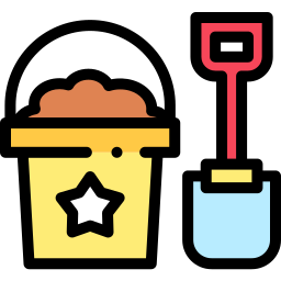 Sand bucket icon