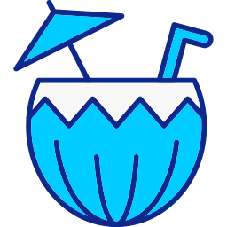 Кокосовая вода иконка