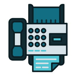 Fax machine icon