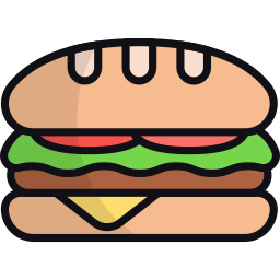sándwich icono