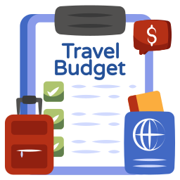 Travel budget icon