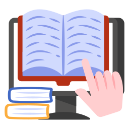 Online book icon