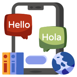 Mobile chatting icon
