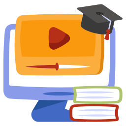 Educational video icon