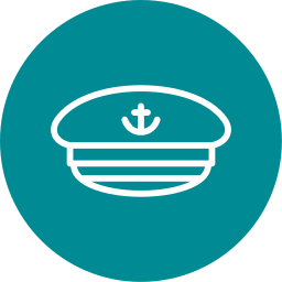 Captain hat icon