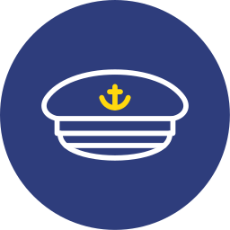 Капитанская шляпа иконка