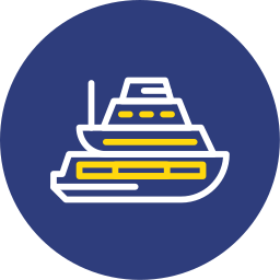 Cruise ship icon