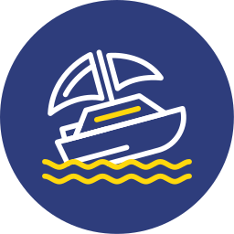 Ship wreck icon
