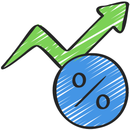 taux d'intérêt Icône