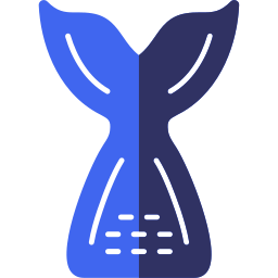 Mermaid tail icon