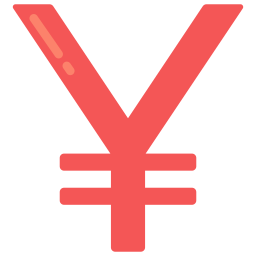 Yen sign icon