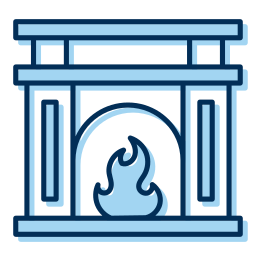 Fireplace icon