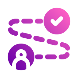 Customer journey icon