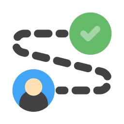 Customer journey icon