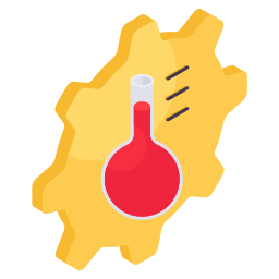 controllo della temperatura icona