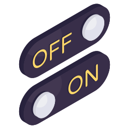 botón de activación icono