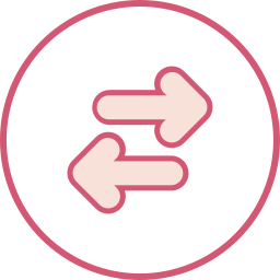 Left and right icon