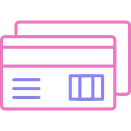 pagamento con carta di credito icona