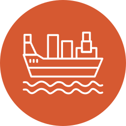 Cargo ship icon