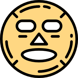 máscara facial icono