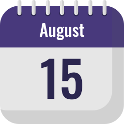 August 15 icon