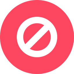 restricción icono