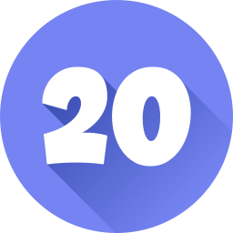 número 20 Ícone