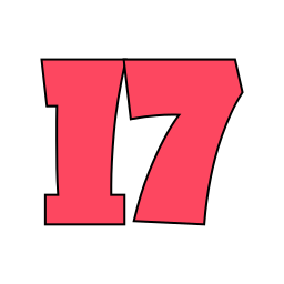 número 17 icono