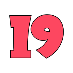 número 19 Ícone