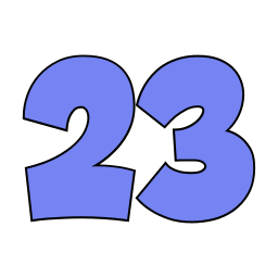 numéro 23 Icône
