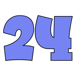 Number 24 icon