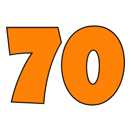 Seventy icon