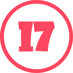 Number 17 icon