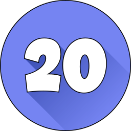 Number 20 icon