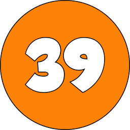 Thirty nine icon