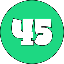 vijfenveertig icoon