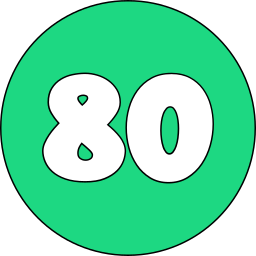 Eighty icon