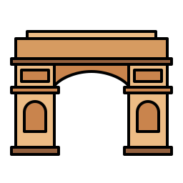 Arch triumph icon