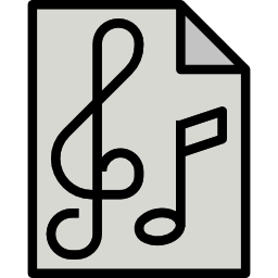 plik muzyczny ikona