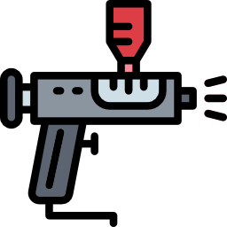 pistola rociadora icono
