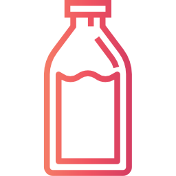 Milk bottle icon