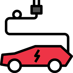 macchina elettrica icona