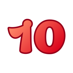 Number 10 icon